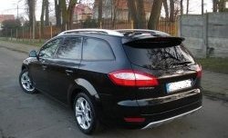 15 299 р. Накладка на задний бампер Titanium Ford Mondeo Mk4,BD дорестайлинг, седан (2007-2010)  с доставкой в г. Королёв. Увеличить фотографию 2