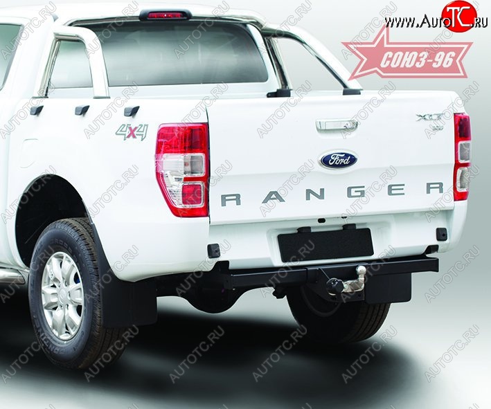 8 594 р. Фаркоп Souz-96 Ford Ranger DoubleCab дорестайлинг (2011-2016)  с доставкой в г. Королёв