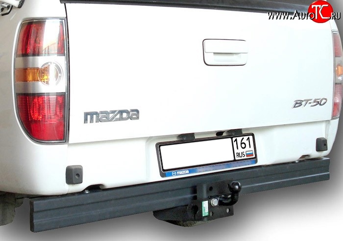 6 199 р. Фаркоп Лидер Плюс (до 1200 кг) Mazda BT-50 (2006-2011) (Без электропакета)  с доставкой в г. Королёв