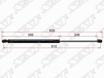 779 р. Упор крышки багажника SAT (газовый) Ford S-Max 1 рестайлинг (2010-2015)  с доставкой в г. Королёв. Увеличить фотографию 1