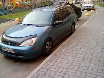 2 819 р. Пластиковые пороги Sport V2 Ford Focus 1 седан дорестайлинг (1998-2002)  с доставкой в г. Королёв. Увеличить фотографию 3