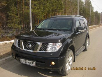 3 599 р. Молдинги дверей RA (узкие, комплект) Nissan Pathfinder R51 дорестайлинг (2004-2007) (Поверхность глянец (под окраску), Неокрашенные)  с доставкой в г. Королёв. Увеличить фотографию 9