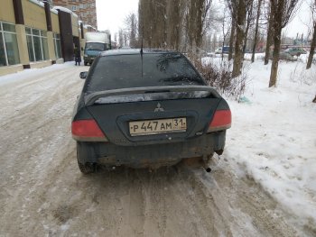 3 999 р. Средний спойлер 2.0 стандарт  Mitsubishi Lancer  9 (2003-2009) 1-ый рестайлинг седан, 2-ой рестайлинг седан (Без места под стоп-сигнал, Неокрашенный)  с доставкой в г. Королёв. Увеличить фотографию 8