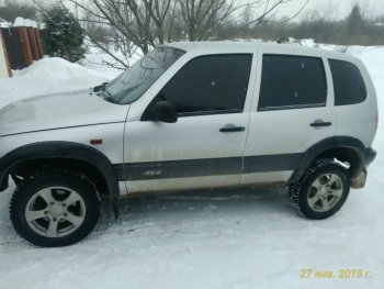 1 799 р. Арки крыльев Кураж 2  Chevrolet Niva  2123 (2002-2008), Лада 2123 (Нива Шевроле) (2002-2008) (Неокрашенные)  с доставкой в г. Королёв. Увеличить фотографию 7