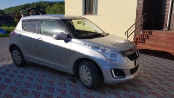 1 999 р. Дефлектора окон CA-Plastiс Suzuki Swift ZC72S дорестайлинг, хэтчбэк 5 дв. (2010-2013) (Classic полупрозрачный)  с доставкой в г. Королёв. Увеличить фотографию 2