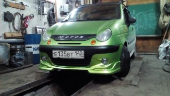 3 999 р. Накладка переднего бампера Sport-Line Daewoo Matiz M100 дорестайлинг (1998-2000)  с доставкой в г. Королёв. Увеличить фотографию 2