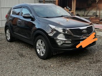 13 499 р. Правая передняя фара SAT (диодная полоса)  KIA Sportage  3 SL (2014-2016) рестайлинг  с доставкой в г. Королёв. Увеличить фотографию 2