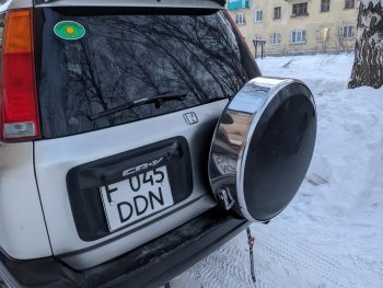 6 499 р. Бокс запасного колеса Ралекс-Тюнинг Toyota Hilux N80, N90, N100, N110 2-ой рестайлинг (1994-1998) (215/65R16, Тарелочка неокрашенная)  с доставкой в г. Королёв. Увеличить фотографию 17