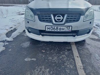 5 799 р. Накладка переднего бампера Городская Легенда Nissan Qashqai 1 дорестайлинг (2007-2010) (Неокрашенная)  с доставкой в г. Королёв. Увеличить фотографию 5