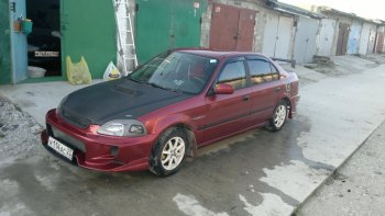 7 299 р. Передний бампер VeilSide Honda Civic EJ,EK,EM седан дорестайлинг (1995-1998) (кузов: седан)  с доставкой в г. Королёв. Увеличить фотографию 9