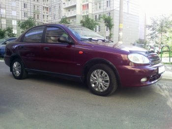 1 969 р. Комплект порогов Дельта  Chevrolet Lanos ( T100,  T150,  седан) (1997-2017), Daewoo Sense  Т100 (1997-2008), ЗАЗ Chance ( седан,  хэтчбэк) (2009-2017), ЗАЗ Sens ( седан,  хэтчбэк) (2007-2017) (Неокрашенные)  с доставкой в г. Королёв. Увеличить фотографию 7