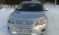 2 849 р. Накладка переднего бампера Sport Mitsubishi Outlander XL (CW)  дорестайлинг (2005-2009) (Неокрашенная)  с доставкой в г. Королёв. Увеличить фотографию 8