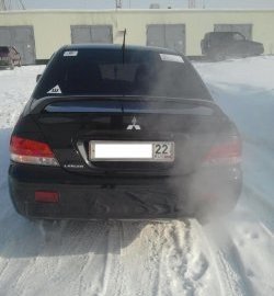 3 999 р. Средний спойлер 2.0 стандарт  Mitsubishi Lancer  9 (2003-2009) 1-ый рестайлинг седан, 2-ой рестайлинг седан (Без места под стоп-сигнал, Неокрашенный)  с доставкой в г. Королёв. Увеличить фотографию 4