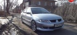 849 р. Комплект широких ресничек Evo V2  Mitsubishi Lancer  9 (2003-2009) 1-ый рестайлинг седан, 1-ый рестайлинг универсал, 2-ой рестайлинг седан, 2-ой рестайлинг универсал (Неокрашенные)  с доставкой в г. Королёв. Увеличить фотографию 4