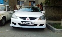 5 499 р. Накладка переднего бампера M-VRS Mitsubishi Lancer 9 CS седан 1-ый рестайлинг (2003-2005) (Неокрашенная)  с доставкой в г. Королёв. Увеличить фотографию 4