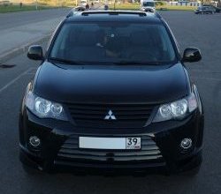 2 849 р. Накладка переднего бампера Sport Mitsubishi Outlander XL (CW)  дорестайлинг (2005-2009) (Неокрашенная)  с доставкой в г. Королёв. Увеличить фотографию 13