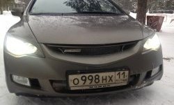 949 р. Эмблема (шильдик) решетки радиатора Mugen KIA Ceed 2 JD дорестайлинг, хэтчбэк (2012-2015)  с доставкой в г. Королёв. Увеличить фотографию 3