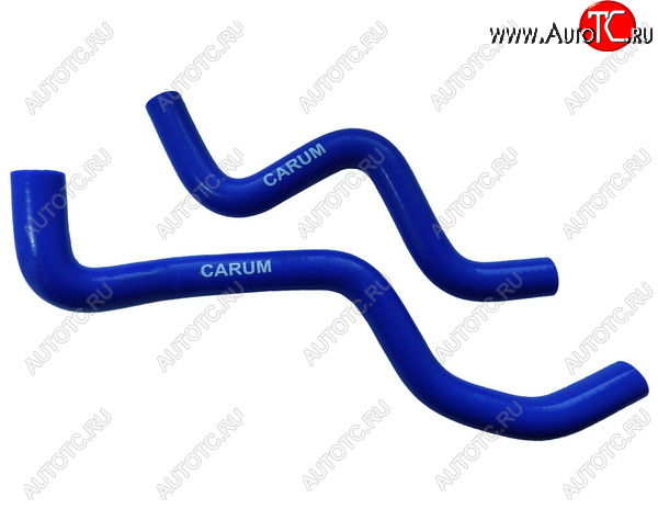 1 149 р. Патрубки радиатора печки (отв/подвод силикон) CARUM  ГАЗ ГАЗель  2705,Бизнес (2010-2024) 2-ой рестайлинг цельнометаллический фургон (комплект 2 шт.)  с доставкой в г. Королёв