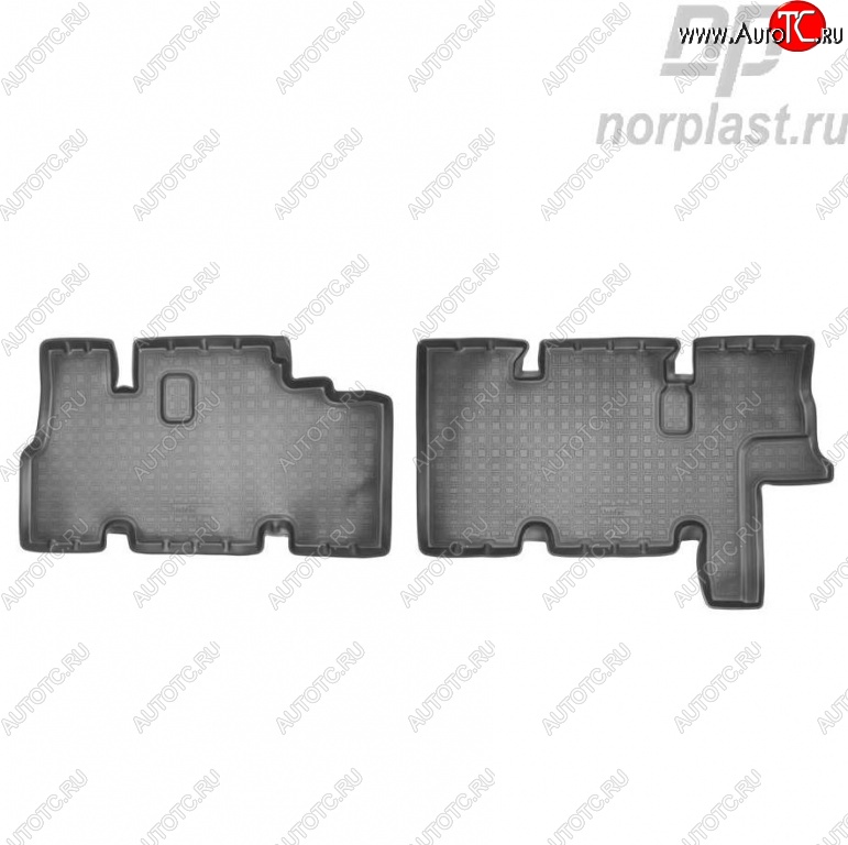 1 679 р. Коврики салона Norplast Unidec (с доп. отопителем 2-го ряда)  ГАЗ ГАЗель Next  A62,А65 (2016-2024) автобус (Цвет: черный)  с доставкой в г. Королёв