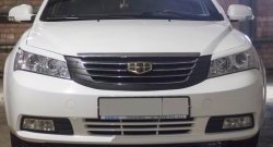 849 р. Реснички на фары Кураж Geely Emgrand EC7 седан дорестайлинг (2009-2016) (Неокрашенные)  с доставкой в г. Королёв. Увеличить фотографию 2