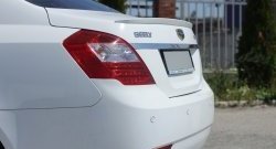 2 599 р. Лип спойлер Кураж Geely Emgrand EC7 седан дорестайлинг (2009-2016) (Неокрашенный)  с доставкой в г. Королёв. Увеличить фотографию 2