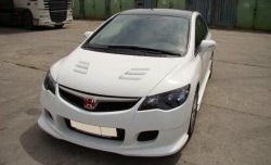 18 999 р. Передний бампер INGS Extreem  Honda Civic  FD (2005-2011) седан дорестайлинг, седан рестайлинг (Неокрашенный)  с доставкой в г. Королёв. Увеличить фотографию 3