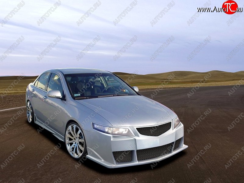 25 899 р. Передний бампер D.J. Honda Accord CL седан дорестайлинг (2002-2005)  с доставкой в г. Королёв