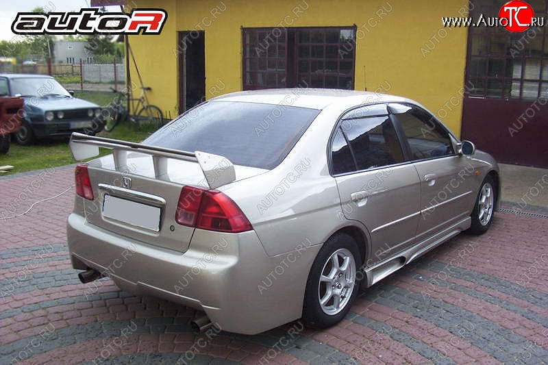 22 899 р. Задний бампер Jaguar Honda Civic ES седан дорестайлинг (2000-2003)  с доставкой в г. Королёв