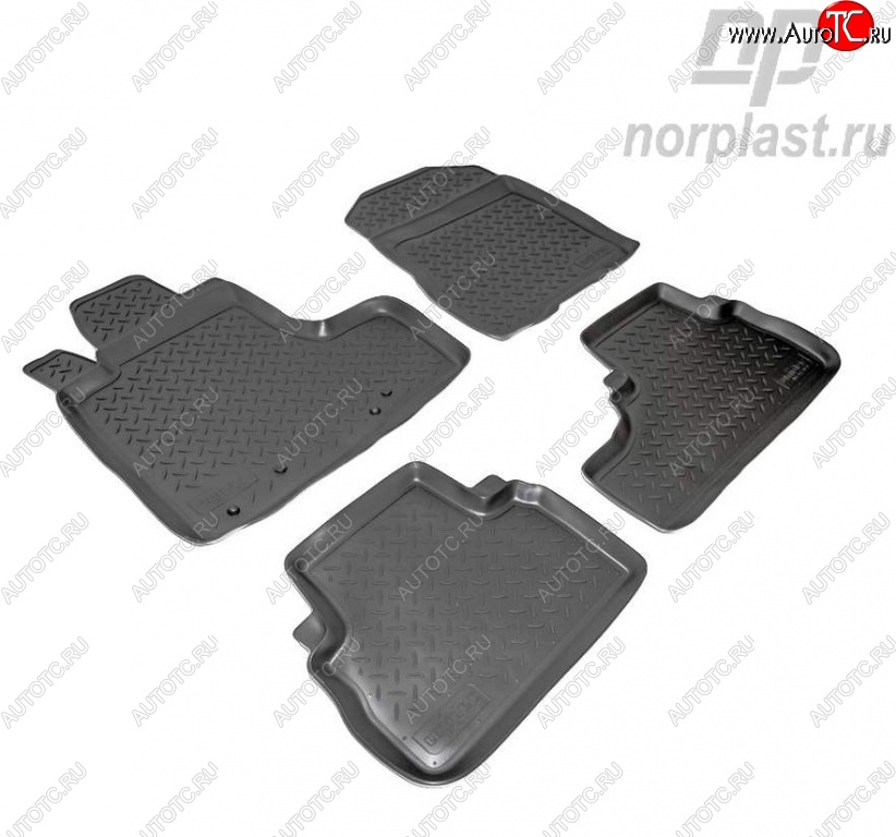 2 599 р. Комплект салонных ковриков Norplast Honda CR-V RE1,RE2,RE3,RE4,RE5,RE7 дорестайлинг (2007-2010)  с доставкой в г. Королёв