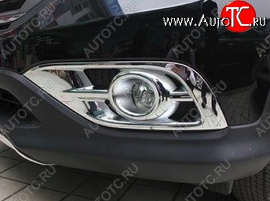 4 749 р. Подиумы противотуманных фар СТ Honda CR-V RM1,RM3,RM4 дорестайлинг (2012-2015)  с доставкой в г. Королёв