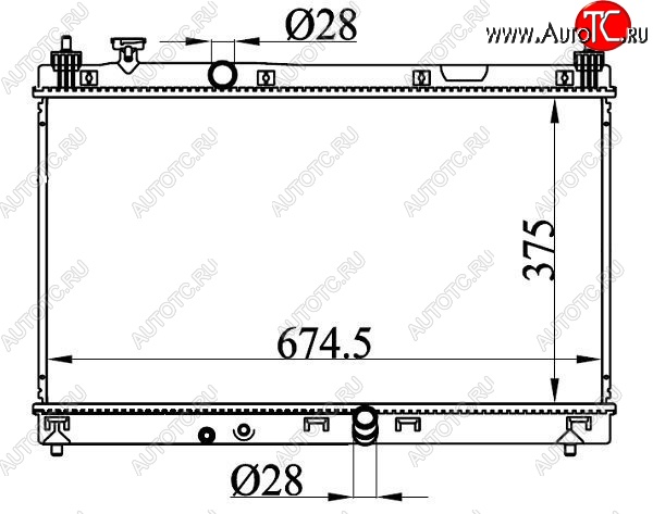 6 799 р. Радиатор SAT (пластинчатый, GK3/GK4)  Honda Fit ( GP,GK,  3,  3 GP,GK) (2013-2020)  дорестайлинг, GP,GK 1-ый рестайлинг, 2-ой рестайлинг  с доставкой в г. Королёв