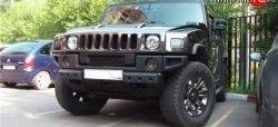 12 599 р. Решётка радиатора Standart HUMMER H2 (2002-2009) (Неокрашенная)  с доставкой в г. Королёв. Увеличить фотографию 2