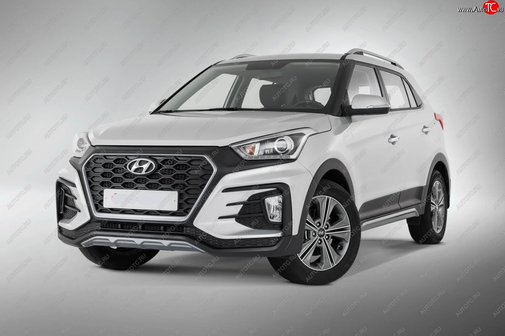 22 499 р. Передний бампер Xmug Hyundai Creta GS дорестайлинг (2015-2019) (Неокрашенный)  с доставкой в г. Королёв