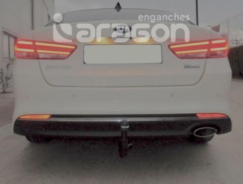 22 699 р. Фаркоп Aragon.(шар V) KIA Optima JF седан рестайлинг (2018-2020)  с доставкой в г. Королёв. Увеличить фотографию 2