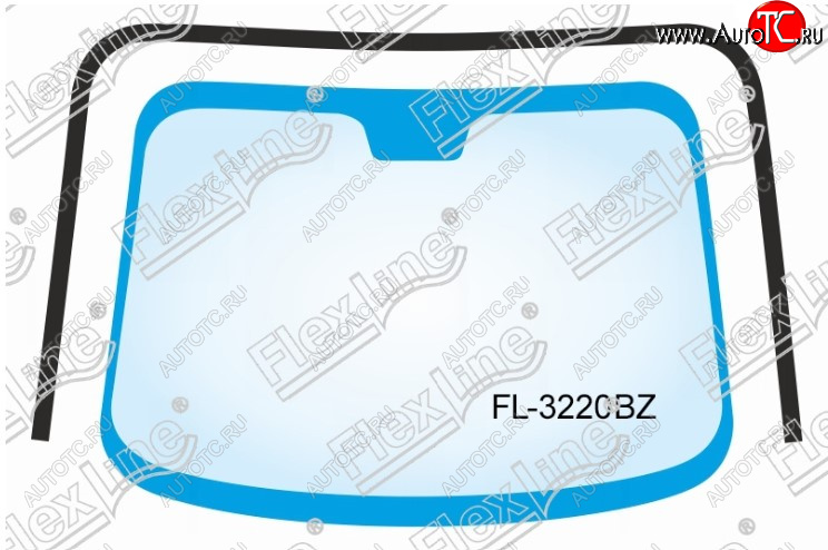 2 589 р. Молдинг лобового стекла FlexLine Hyundai IX35 LM рестайлинг (2013-2018)  с доставкой в г. Королёв