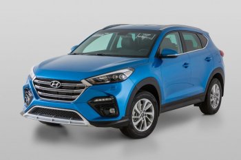 21 899 р. Передний бампер YT Hyundai Tucson TL дорестайлинг (2015-2018) (Неокрашенный)  с доставкой в г. Королёв. Увеличить фотографию 3