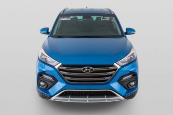 21 899 р. Передний бампер YT Hyundai Tucson TL дорестайлинг (2015-2018) (Неокрашенный)  с доставкой в г. Королёв. Увеличить фотографию 6