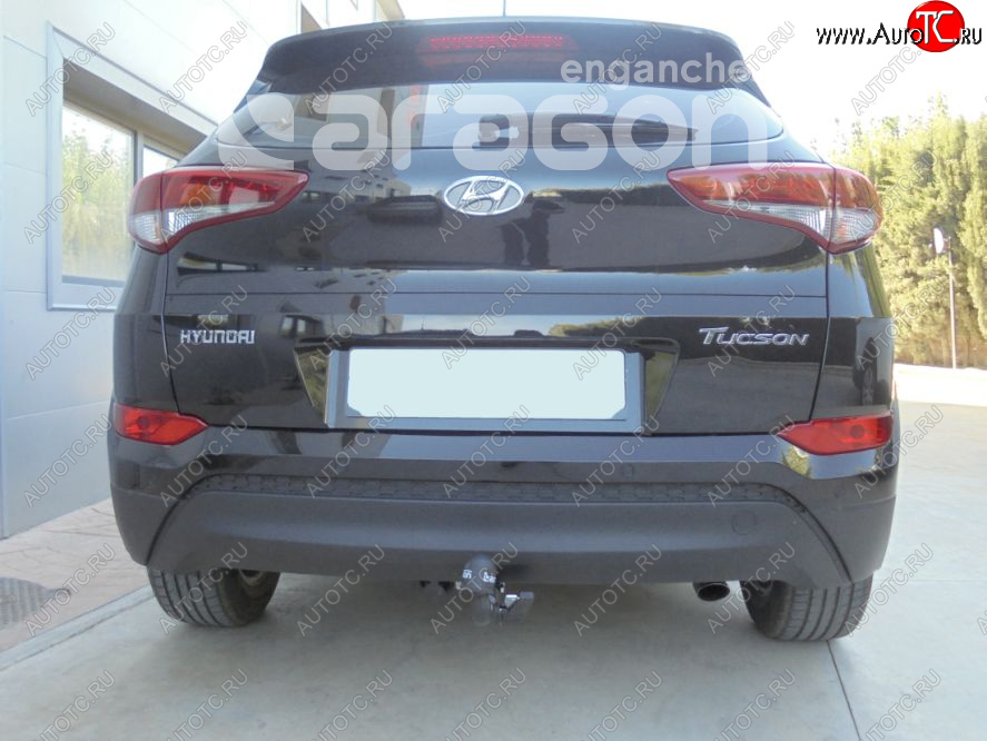 48 999 р. Фаркоп Aragon (съемный шар тип S - горизонтальный выдвижной шар) Hyundai Tucson TL дорестайлинг (2015-2018)  с доставкой в г. Королёв