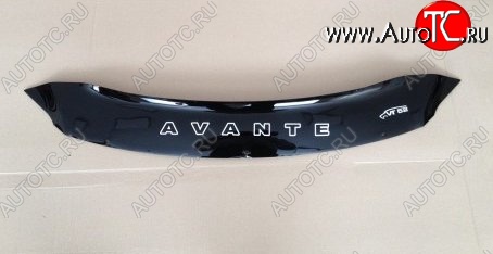 999 р. Дефлектор капота Russtal (короткий) Hyundai Avante (2010-2013)  с доставкой в г. Королёв