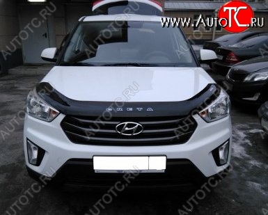 999 р. Дефлектор капота Russtal Hyundai Creta GS рестайлинг (2019-2021)  с доставкой в г. Королёв