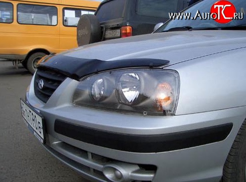 2 599 р. Дефлектор капота NovLine Hyundai Elantra XD седан дорестайлинг (2000-2003)  с доставкой в г. Королёв