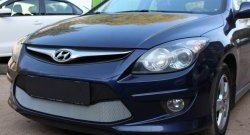 1 539 р. Сетка на бампер Russtal (хром) Hyundai I30 FD хэтчбэк 5 дв. рестайлинг (2010-2012)  с доставкой в г. Королёв. Увеличить фотографию 3