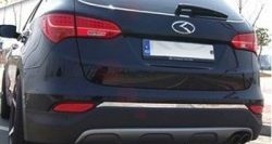 3 149 р. Накладка на нижнюю часть заднего стекла СТ Hyundai Santa Fe DM дорестайлинг (2012-2016)  с доставкой в г. Королёв. Увеличить фотографию 3