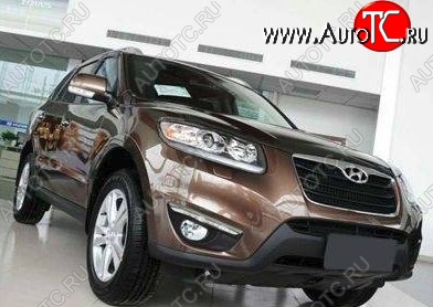 13 299 р. Дневные ходовые огни СТ Hyundai Santa Fe CM рестайлинг (2009-2012)  с доставкой в г. Королёв