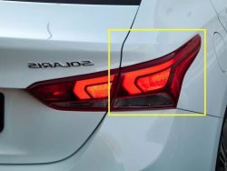 Фара задняя правая Стандартная (светодиодная) Hyundai Solaris HCR седан дорестайлинг (2017-2020)