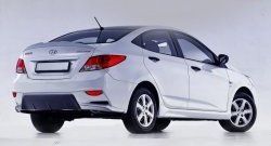 3 599 р. Пороги накладки Sport KIA Rio 3 QB дорестайлинг седан (2011-2015) (Неокрашенные)  с доставкой в г. Королёв. Увеличить фотографию 7