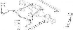 244 р. Полиуретановая втулка стабилизатора задней подвески Точка Опоры Hyundai Terracan HP дорестайлинг (2001-2004)  с доставкой в г. Королёв. Увеличить фотографию 2