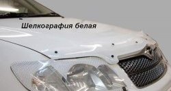 2 189 р. Дефлектор капота CA-Plastic  Hyundai Tucson  TL (2015-2021) дорестайлинг, рестайлинг (Classic черный, Без надписи)  с доставкой в г. Королёв. Увеличить фотографию 4