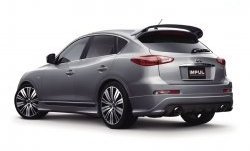 31 249 р. Накладка на задний бампер Impul INFINITI EX35 J50 (2007-2013) (Неокрашенная)  с доставкой в г. Королёв. Увеличить фотографию 3