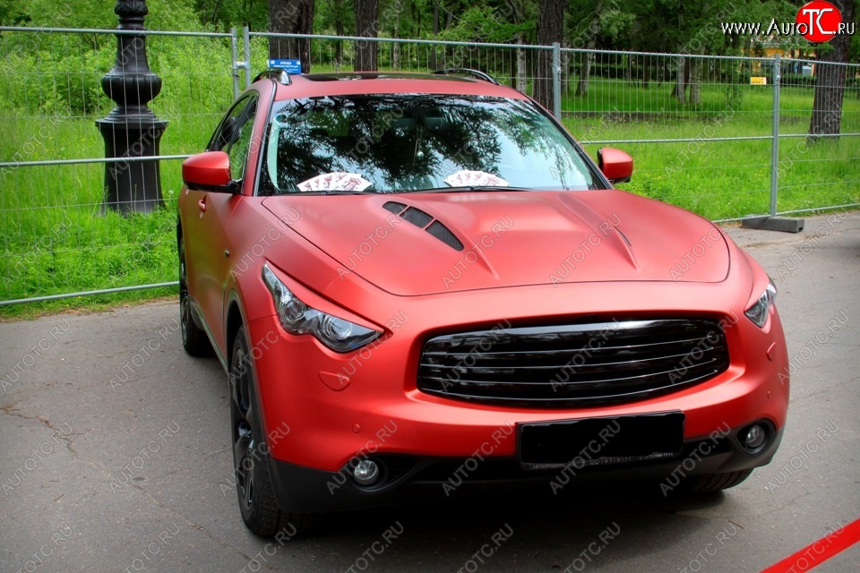 7 949 р. Решетка радиатора MzSpeed INFINITI FX50 S51 дорестайлинг (2008-2011) (Неокрашенная)  с доставкой в г. Королёв